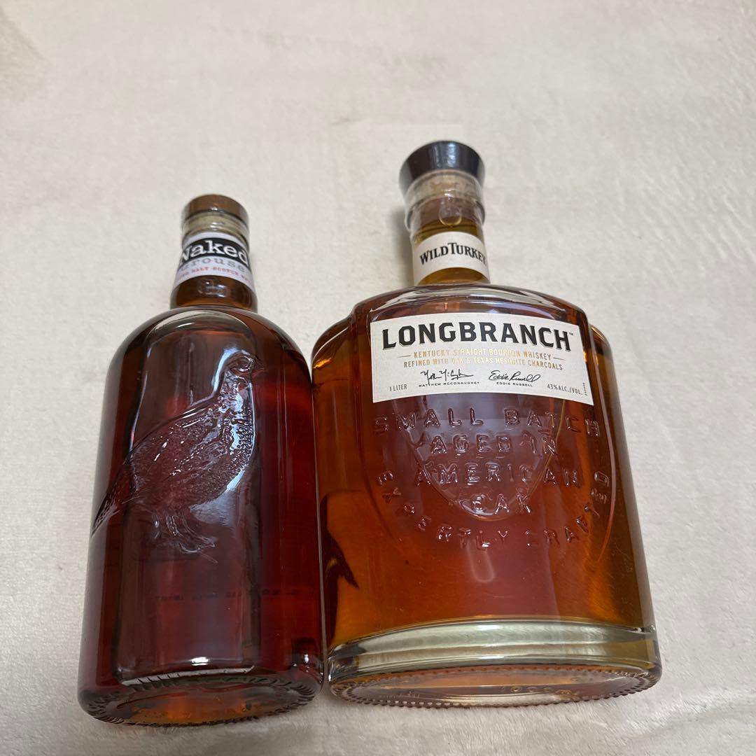 Naked Grouse & Longbranch ウイスキー2本セット