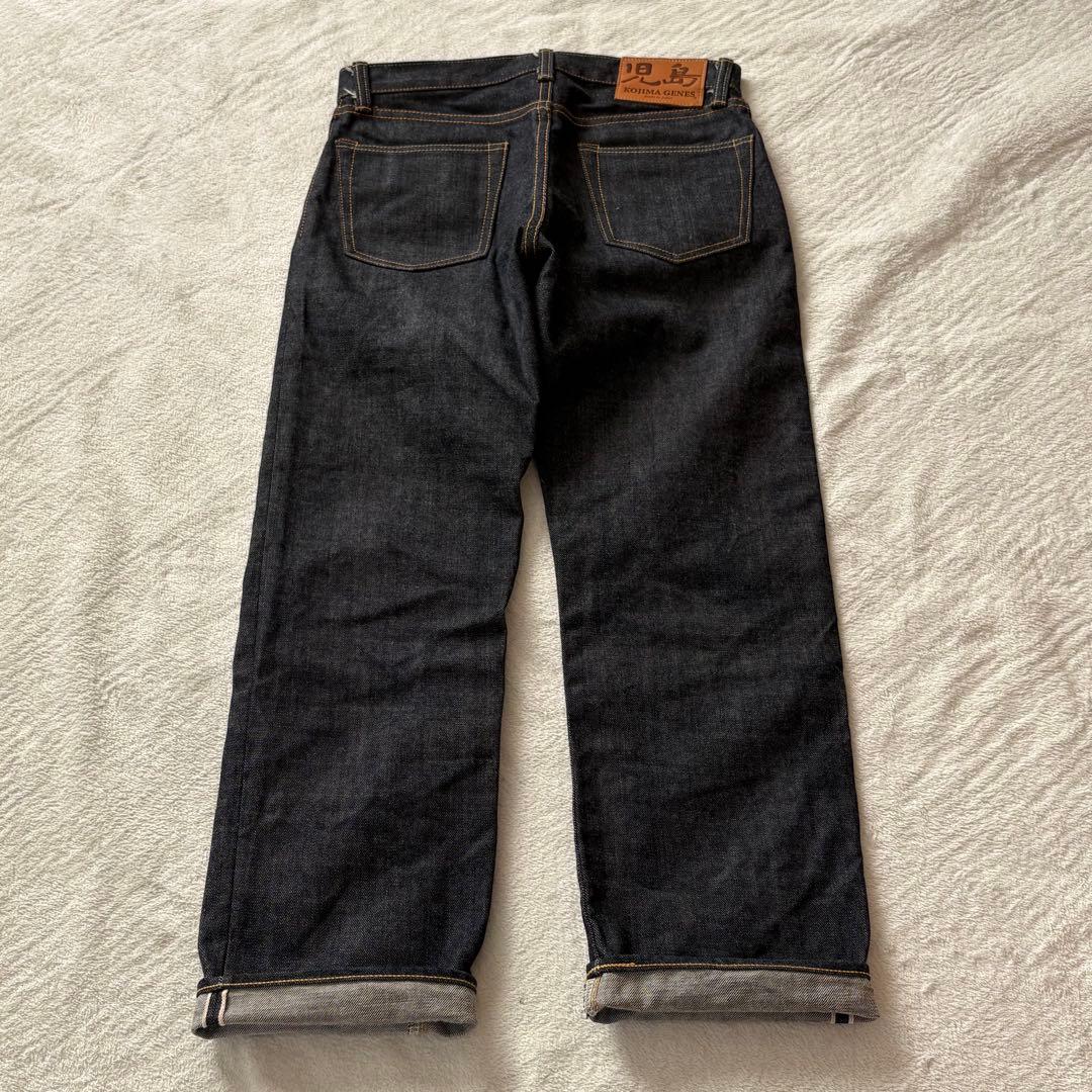 えいくん！！極美品！児島ジーンズ セルビッチデニム w33 日本製