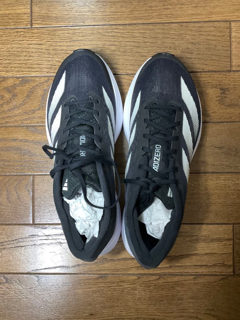 ADIZERO SL2 adidas ランニングシューズ　黒　メンズ　25.5