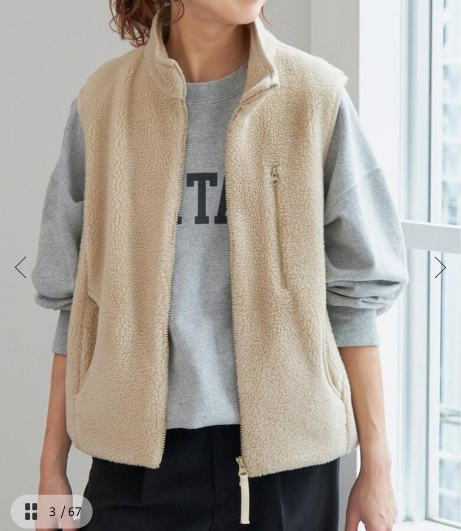 ラグ　スピックアンドスパン、グリーンレーベル　ボアベスト３点