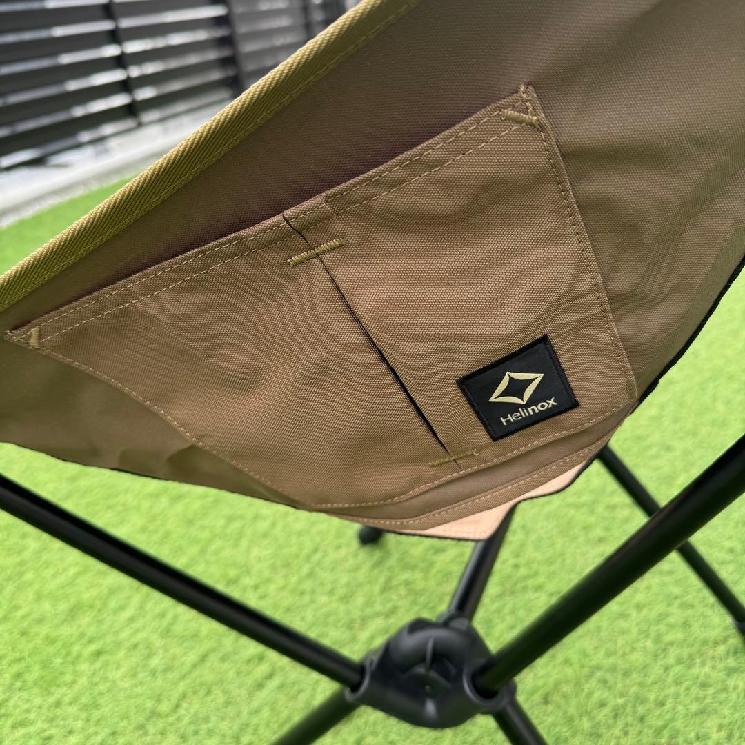 美品　ヘリノックス TAC. サンセットチェア コヨーテタン