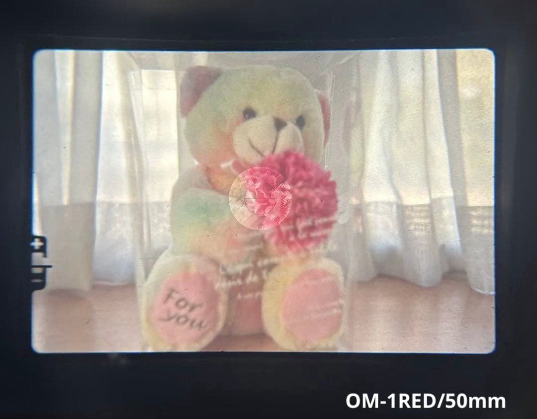 専用★OLYMPUS OM-1レッド.50mm/OM-1ライトグリーン.28mm