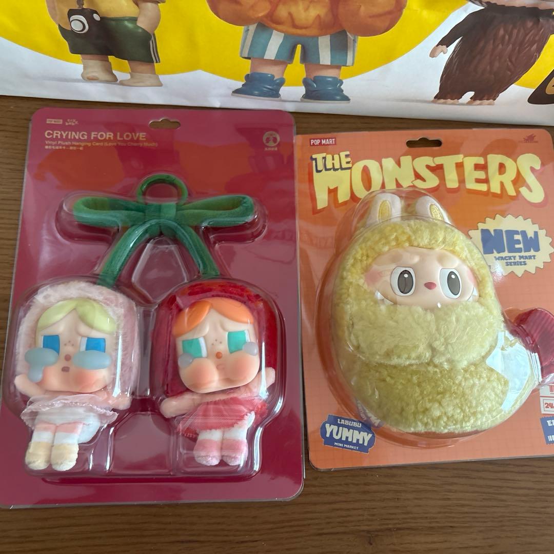 い*ん様 POPMARTイヤホンケース エビフライ クライベイビー チェリー ラ