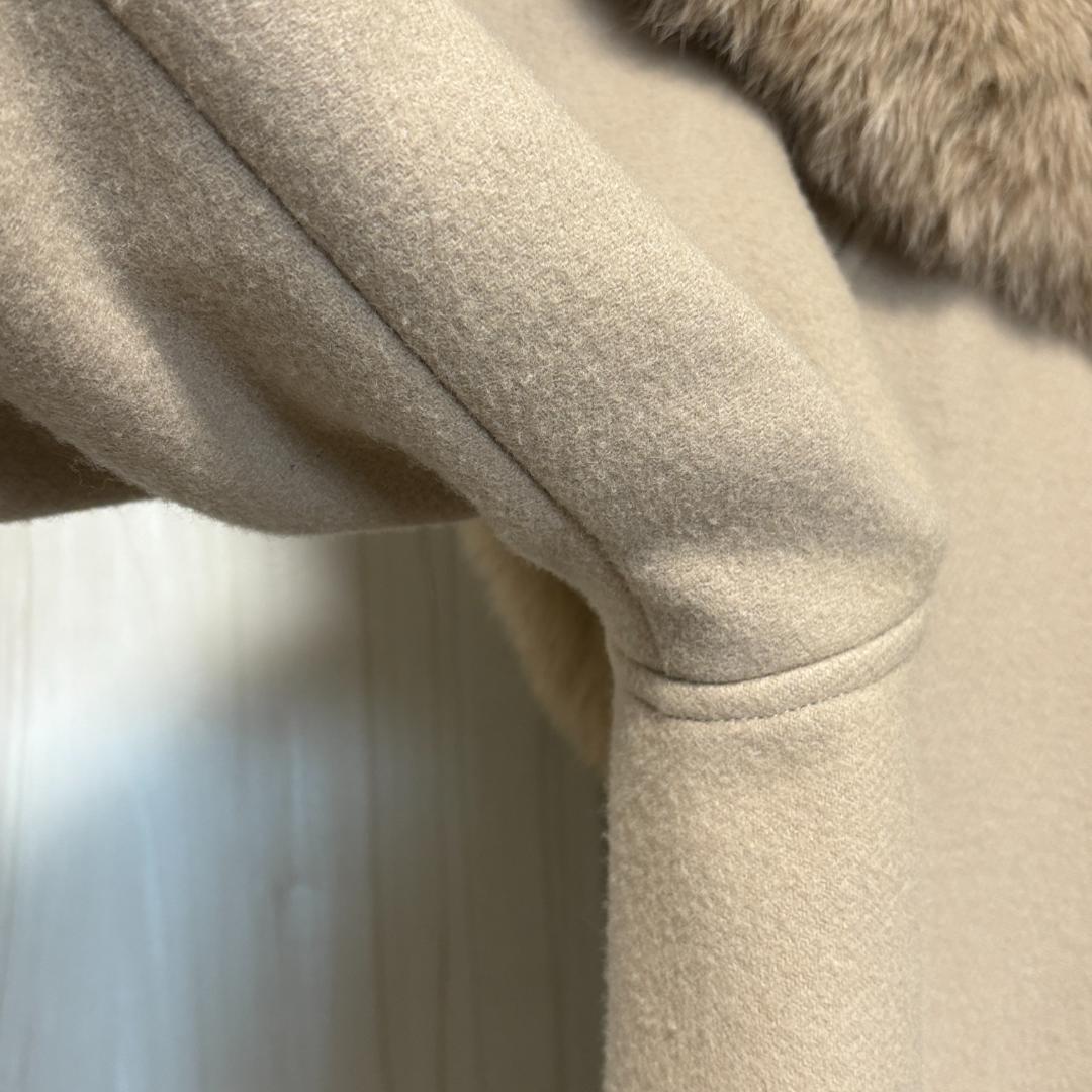 み ゆか(久保由香) Sov. フォックスファー ロングコート 毛皮