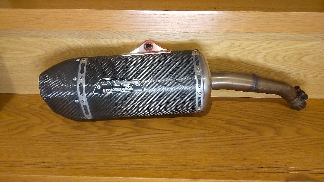 グロムjc61用USヨシムラスリップオンマフラー RS-4 カーボン