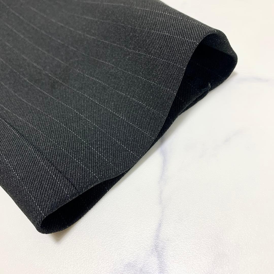 【洗える　特大4L！】セロリー　3ピースセットアップ　高級事務服　ストライプ