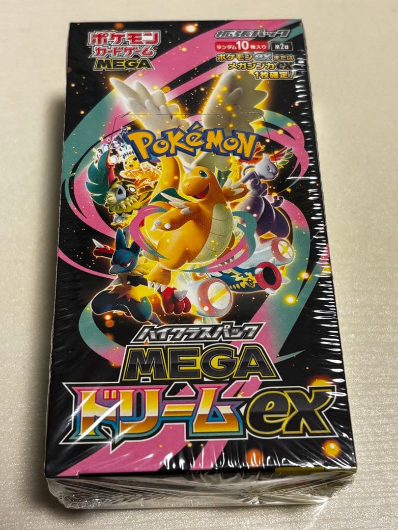 ポケモンカードゲーム MEGAドリームexシュリンク付きBOX