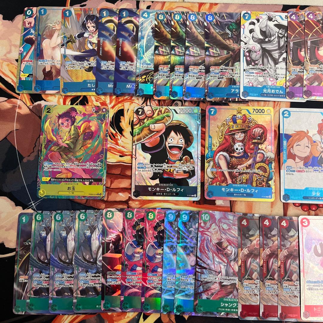 ア*。様 ワンピースカードゲーム　引退品　まとめ売り　パラレル　プロモ　ルフィ