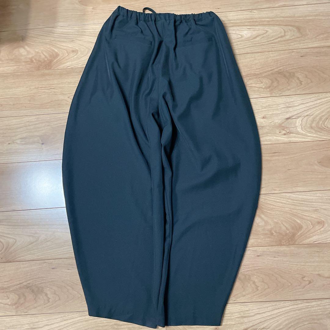 etre tokyo キャバルリーツイルワイドパンツ S ブラック