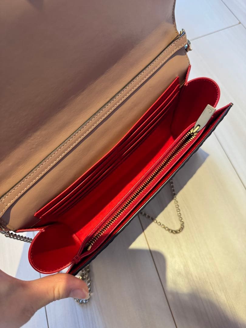 【希少】美品 クリスチャンルブタン クラッチ バッグ ゴールド bag 金色