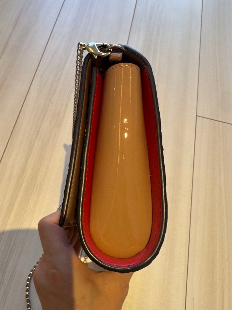 【希少】美品 クリスチャンルブタン クラッチ バッグ ゴールド bag 金色