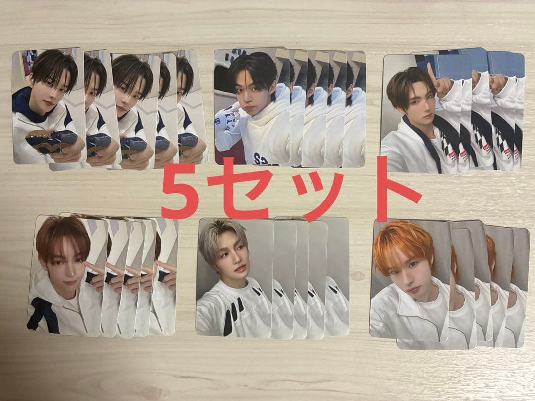 TWS playhard musicplant 特典トレカ 全員セット 5セット