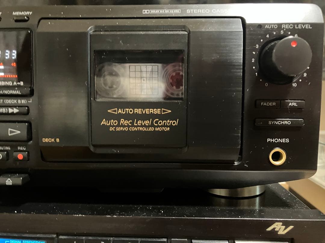 【美品・動作品】SONY TC-WE435 カセットデッキ／カセットテープ付き