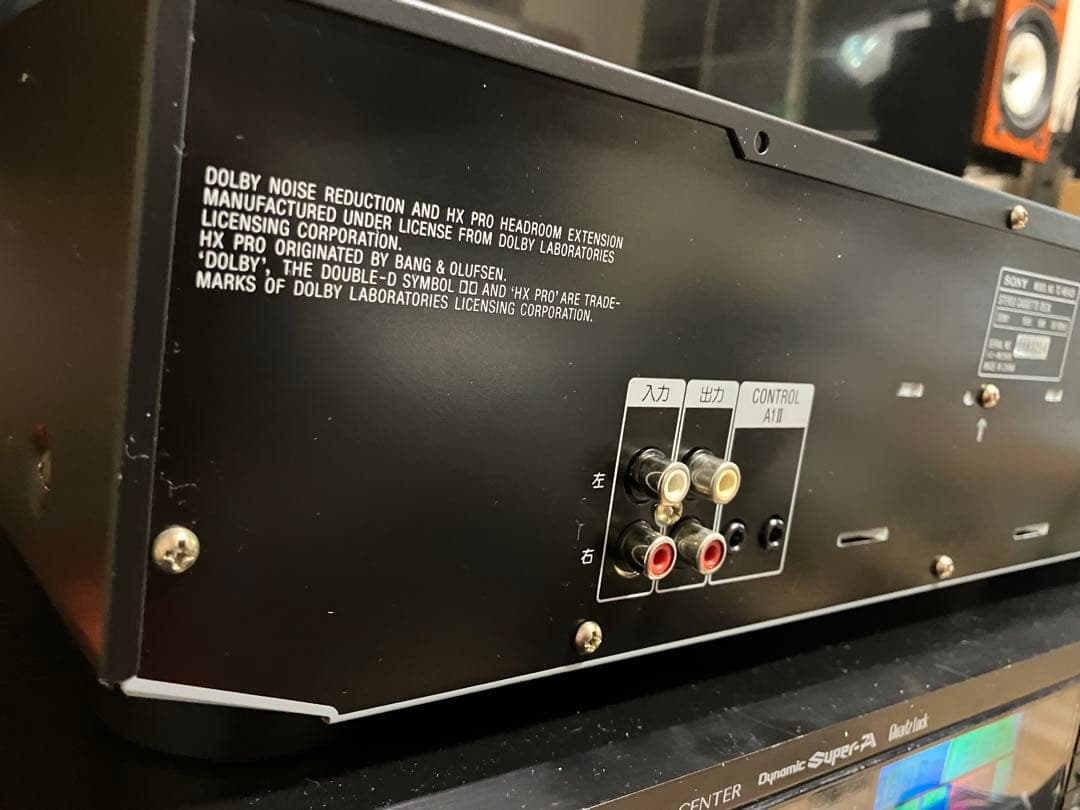 【美品・動作品】SONY TC-WE435 カセットデッキ／カセットテープ付き