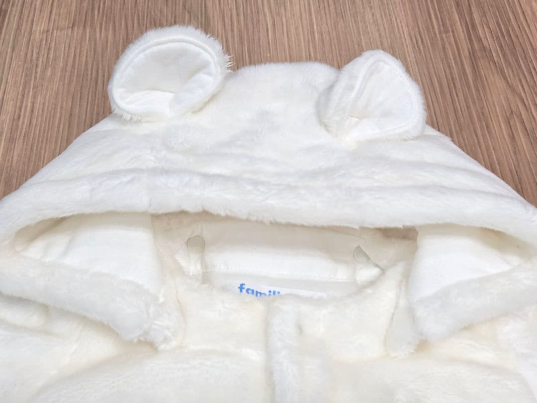 美品　ファミリア　ジャンプスーツ　おくるみ60cm
