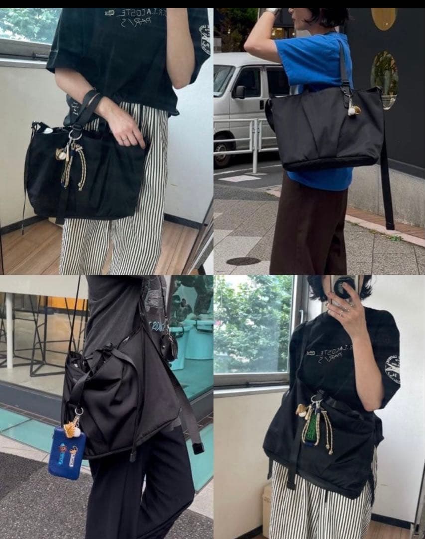 (本日のみ破格)ear PAPILLONNER アジャスタートートバッグ　横型