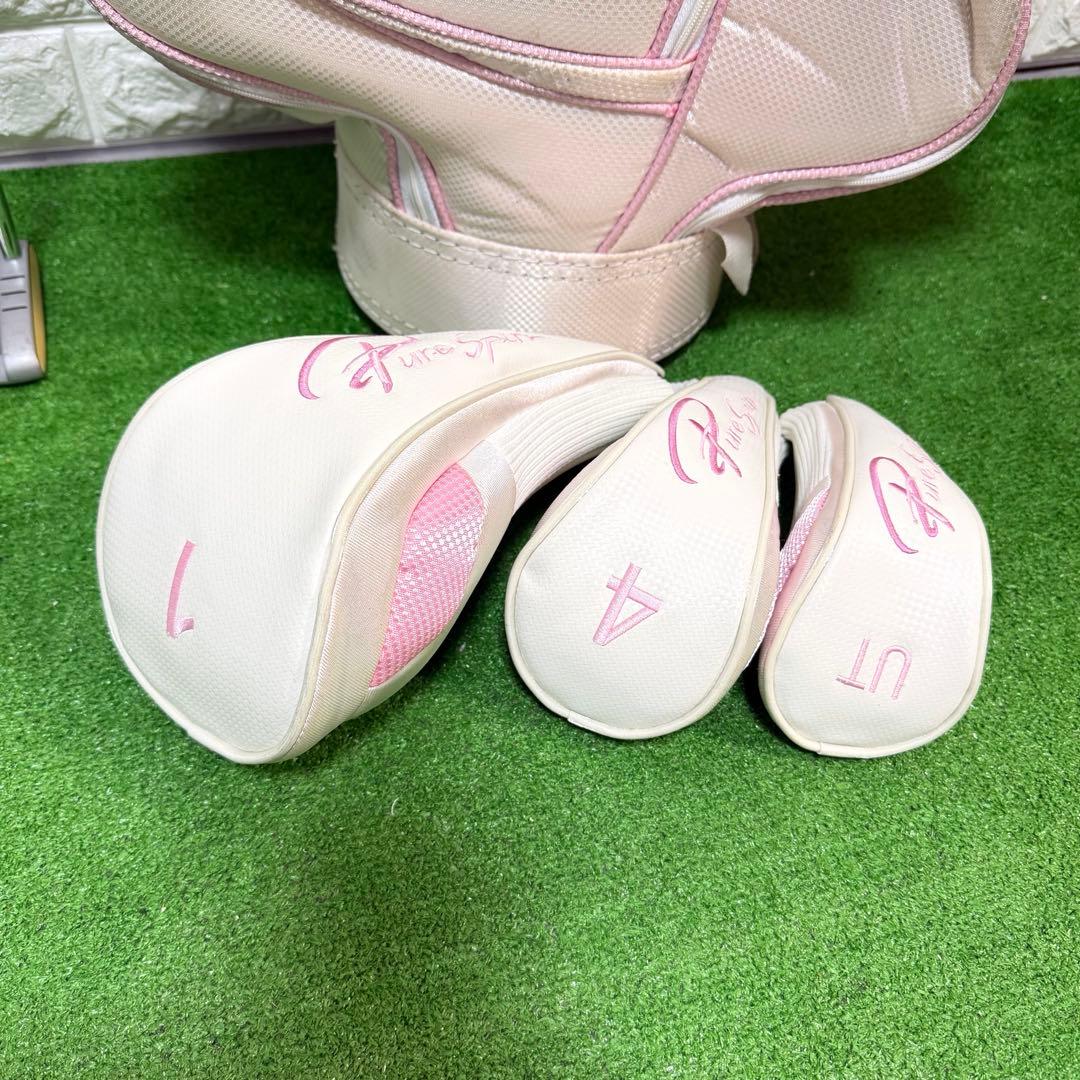 ゴルフセット　初心者応援　レディース　PureSpin 右打ち　ラウンドOK