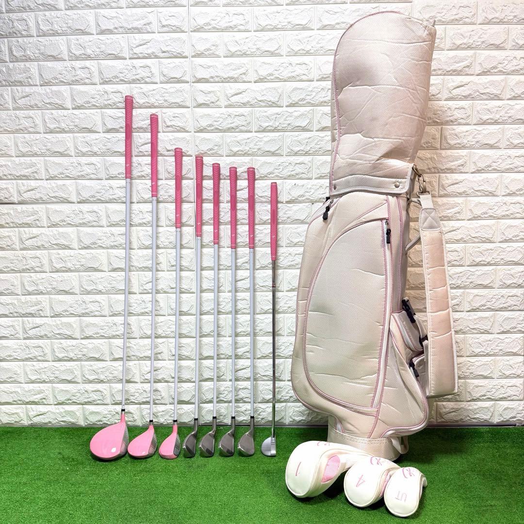ゴルフセット　初心者応援　レディース　PureSpin 右打ち　ラウンドOK