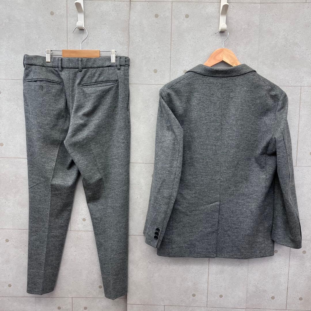 DESCENTE デサント ウールスーツ 上下セットアップ テーラード A6 灰
