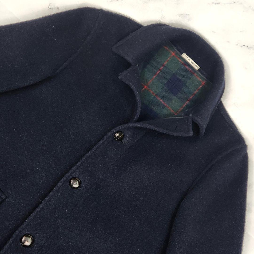 【英国製】MONTGOMERY モンゴメリー チェスターコート 42 ネイビー