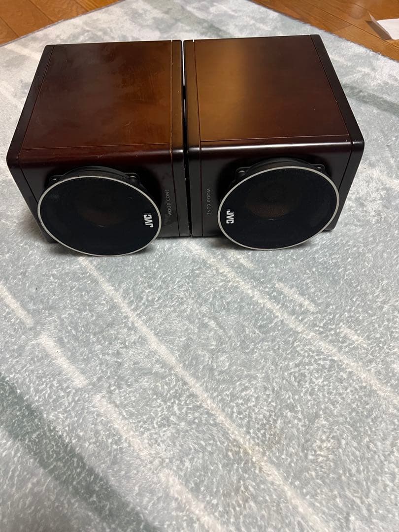 ●JVC SP-EXN1 WOODCONE ウッドコーンスピーカーペア