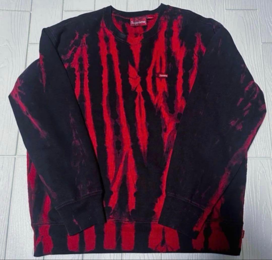 Supreme Small Box Crewneck “Red Tie Dye”