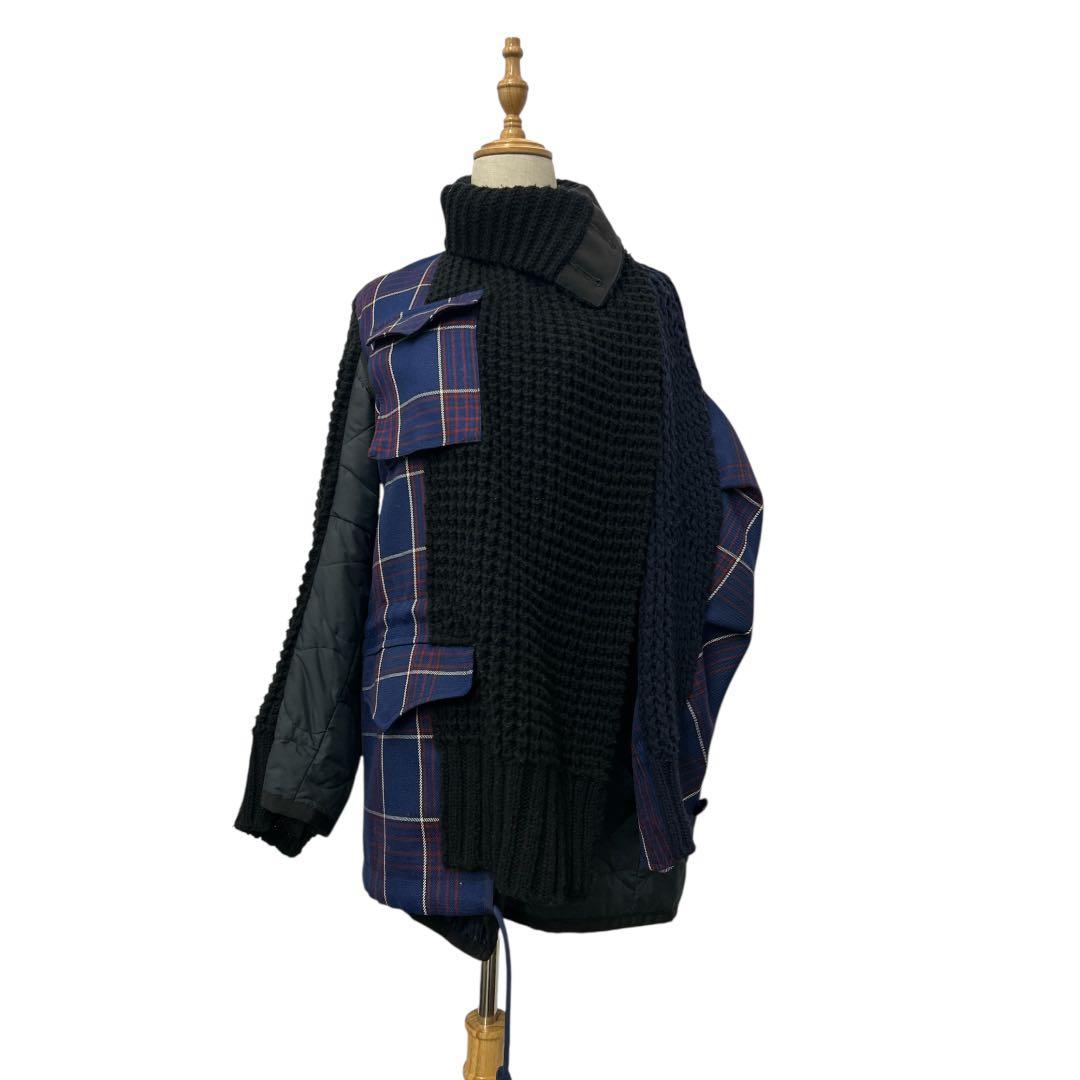 sacai サカイ 18AW18-04156 ウール ジャケット 【値下げ不可】