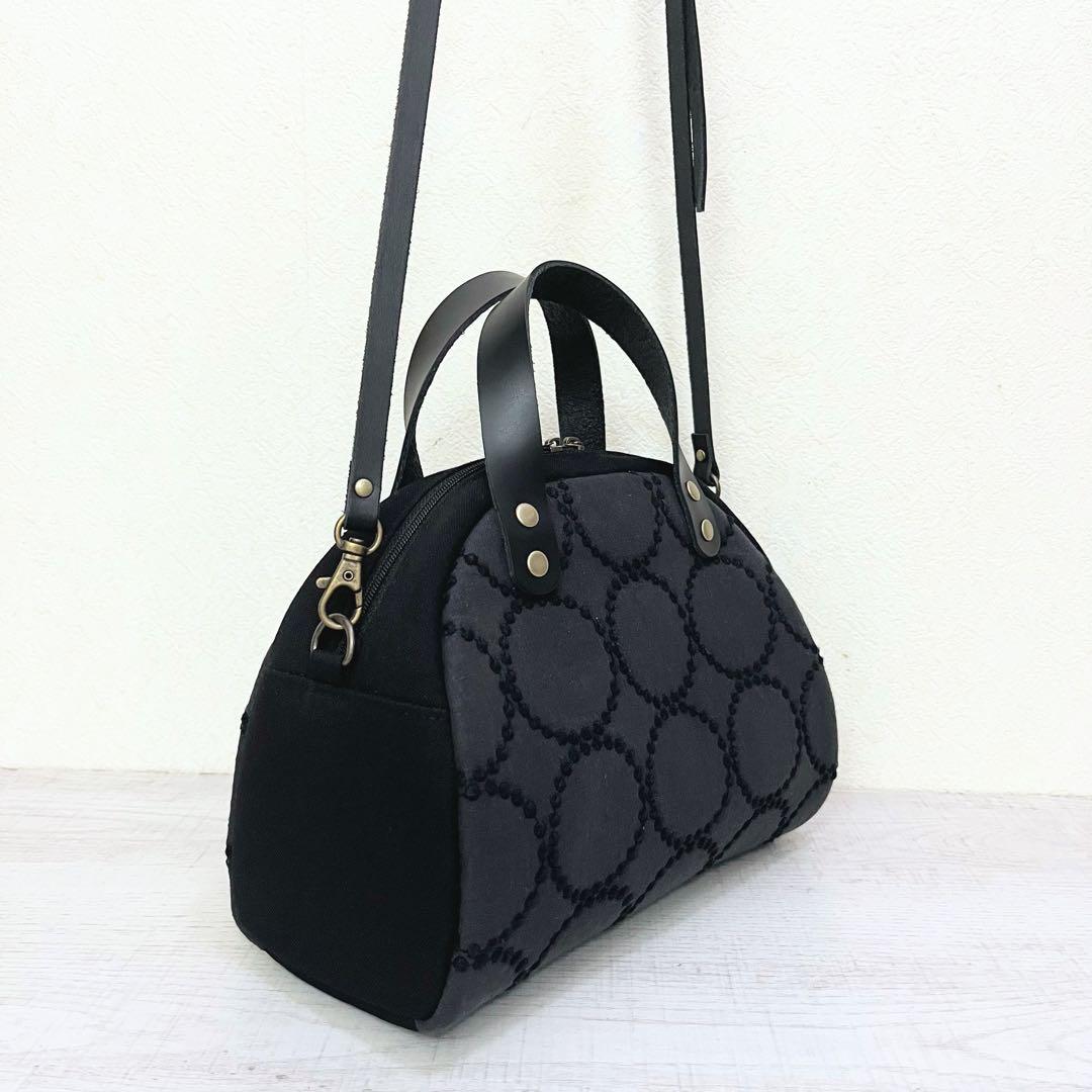 ミナペルホネン　ハンドメイド　2wayミニバッグ