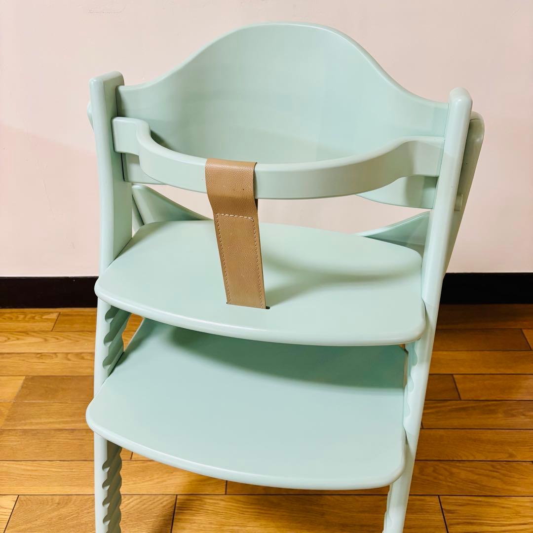 【美品】大和屋 yamatoya アッフルチェア ハーブグリーン 説明書付き