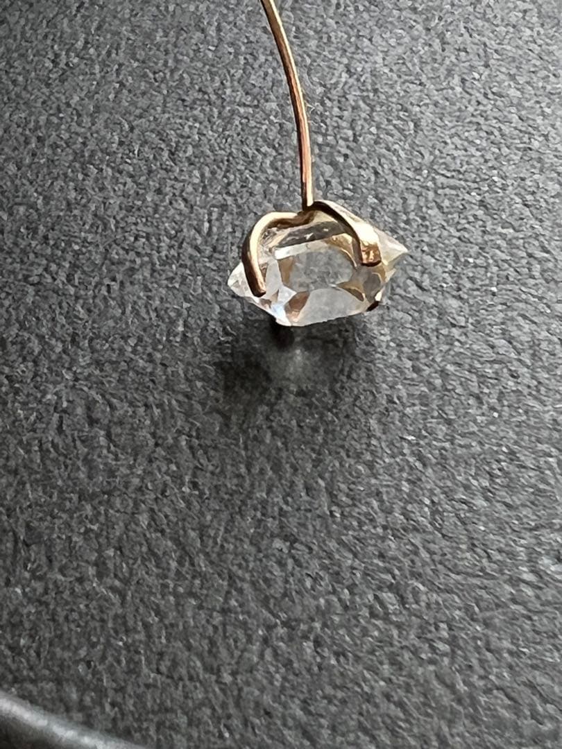 accessories mauさんのハーキマーダイヤモンドピアス