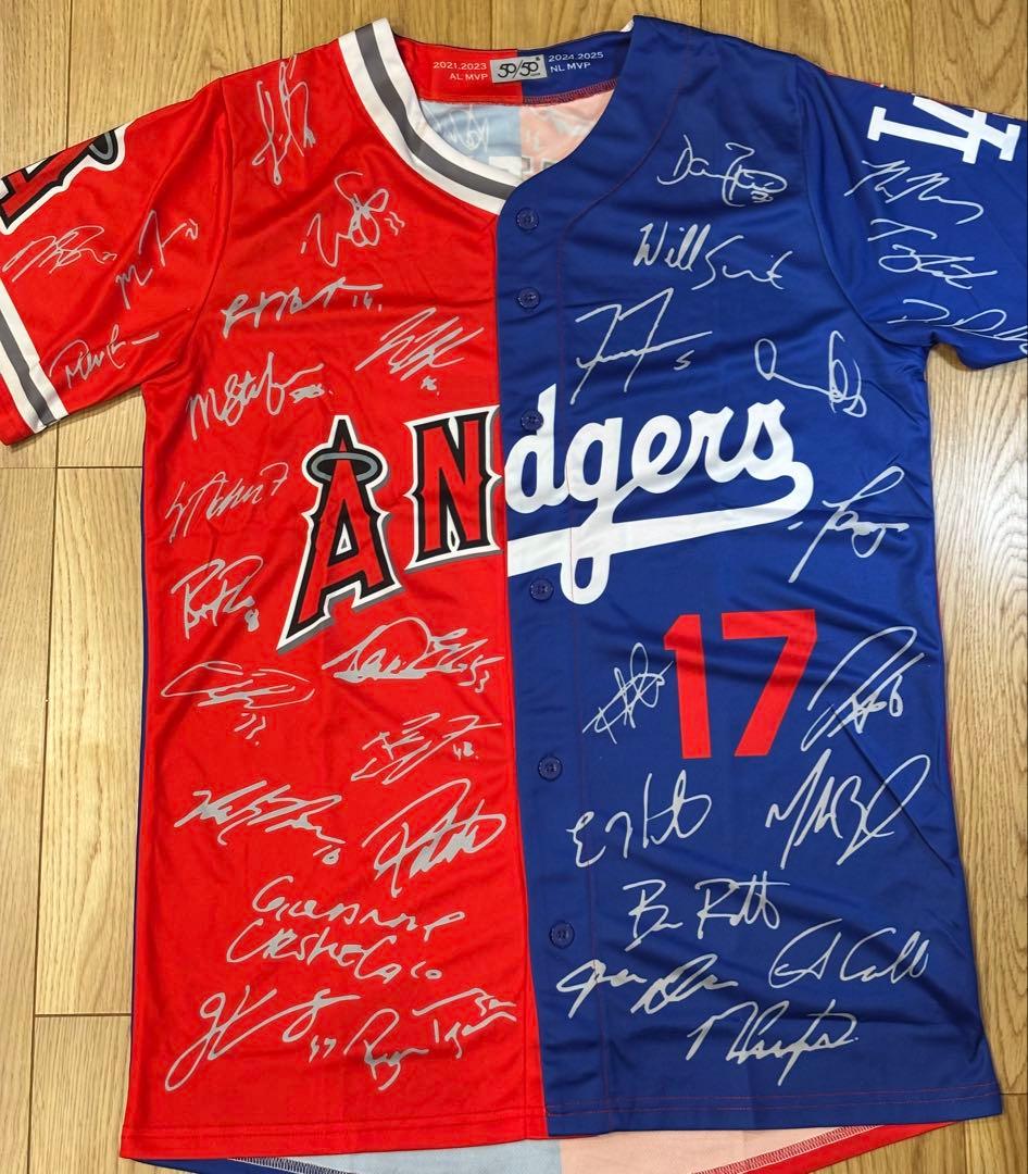 値下⭐️2025最新Ver⭐️大谷翔平 ドジャース　エンゼルス選手サインユニフォーム