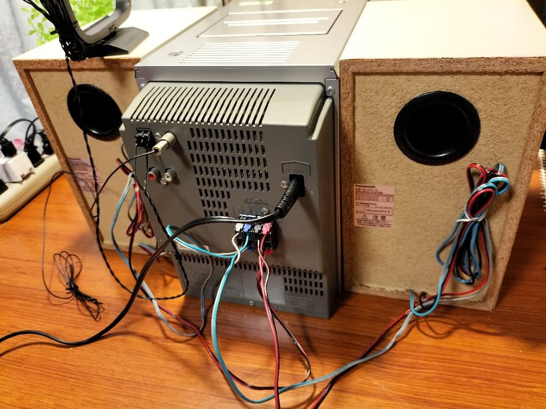 panasonicミニコンポSA-PM710MD リモコン取扱い説明書付き