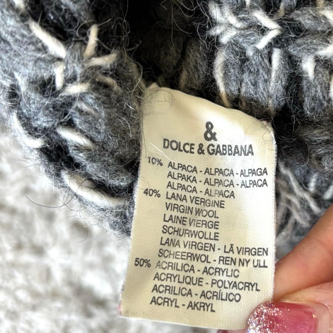 【美品✨】ドルチェ　ニット　ハイネック　タートルネック　アルパカ　ウール　44