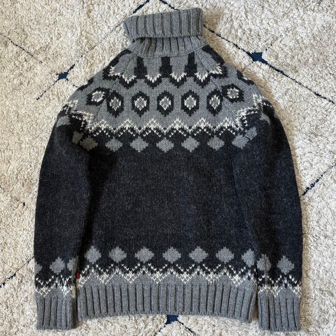 【美品✨】ドルチェ　ニット　ハイネック　タートルネック　アルパカ　ウール　44