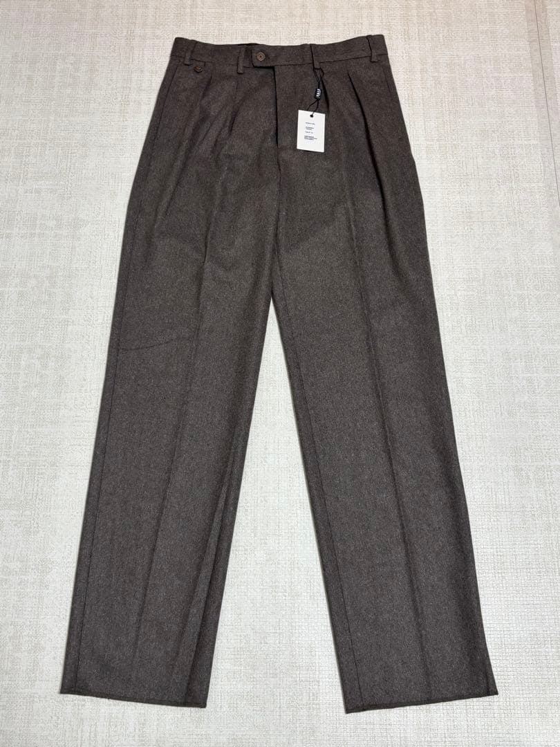 【Ky様新品未使用】ベルナールザンス ウールフランネル スラックス