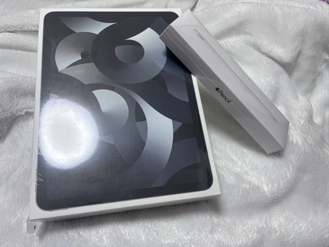 【新品・未開封】iPad Air第5世代＋Pencil＋ケース付