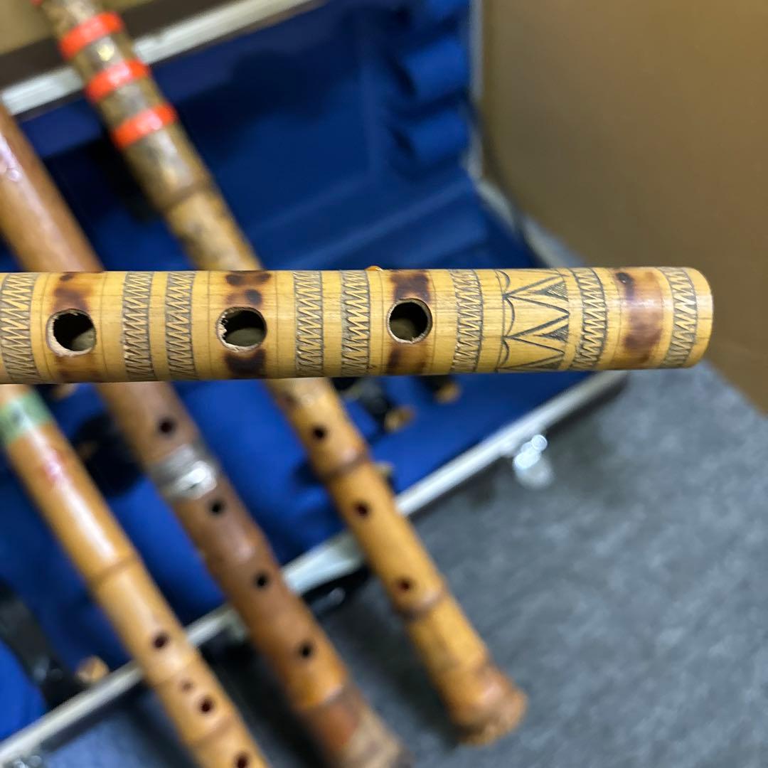 尺八 3本セット ケース付き スリンフルート？付き