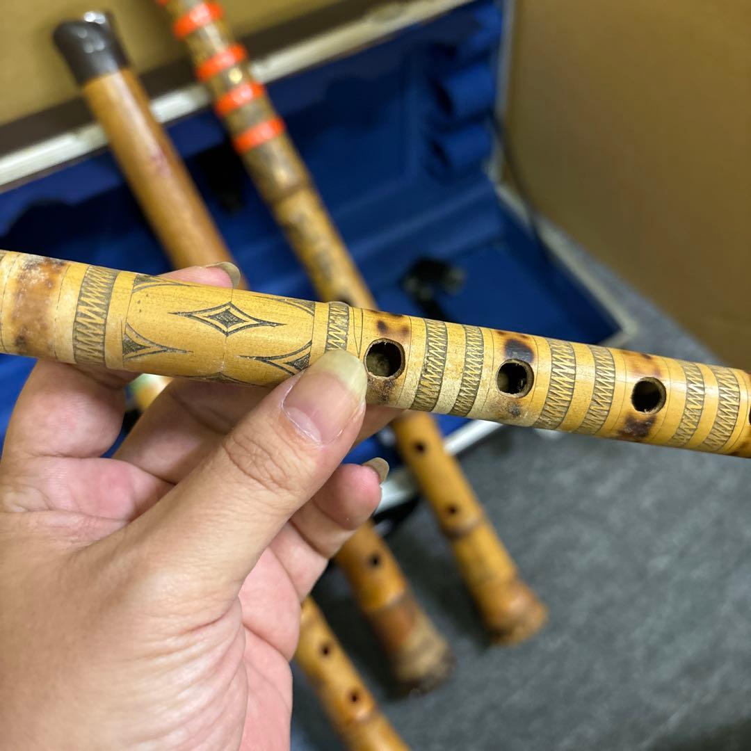 尺八 3本セット ケース付き スリンフルート？付き