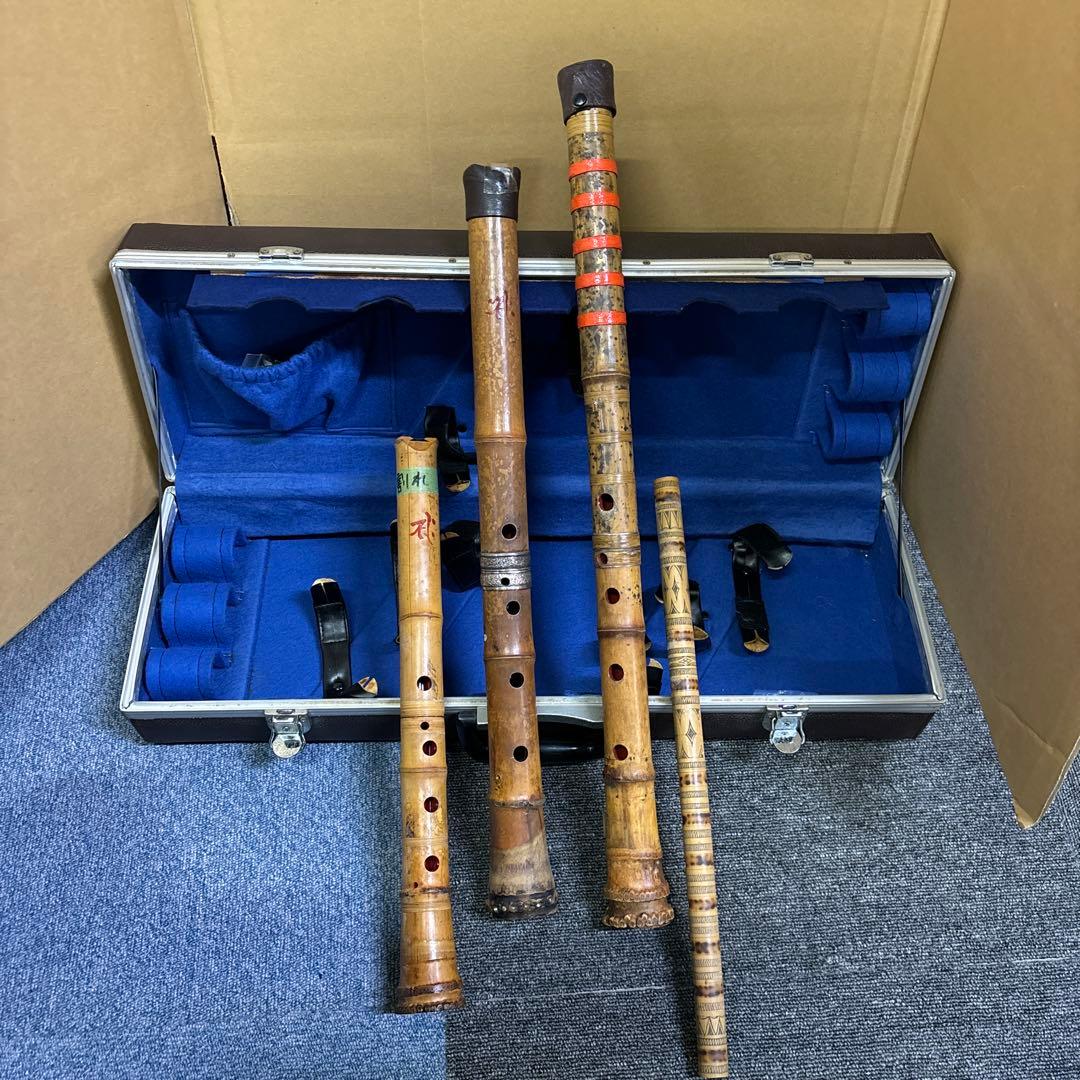 尺八 3本セット ケース付き スリンフルート？付き