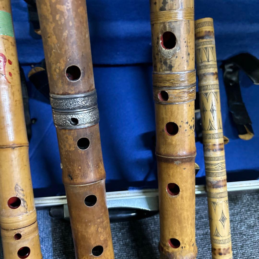 尺八 3本セット ケース付き スリンフルート？付き