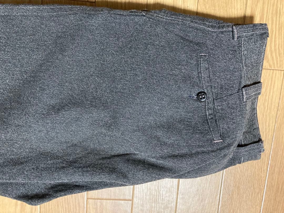 40s 50s ブラックシャンブレー ワークパンツ ヴィンテージ ビンテージ