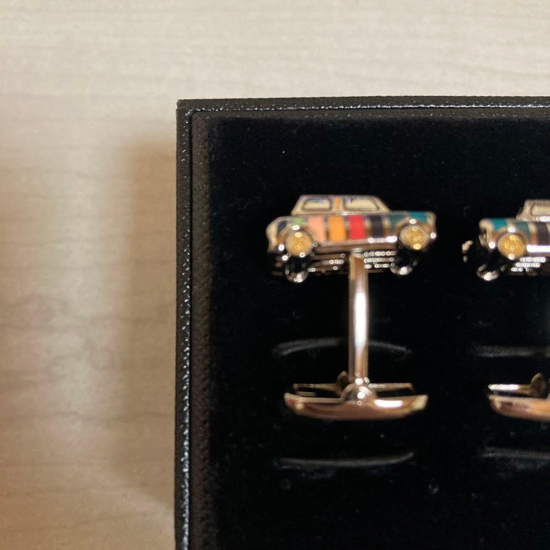 専用Paul Smith Mini カフス ミニクーパー 車 マルチストライプ