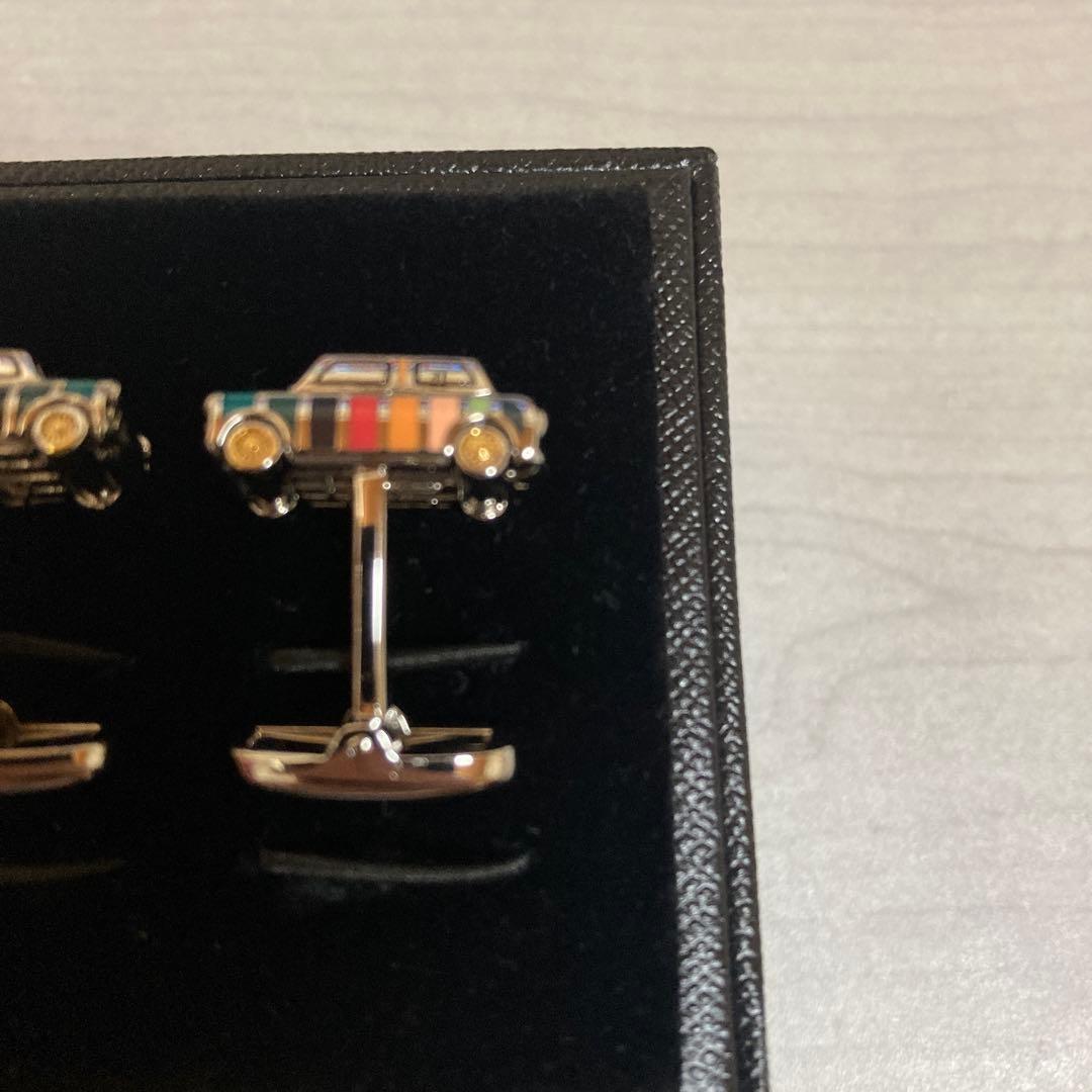 専用Paul Smith Mini カフス ミニクーパー 車 マルチストライプ