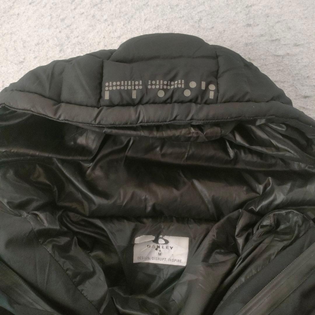 OAKLEY ダウンジャケット ブラック フーデッド テック y2k