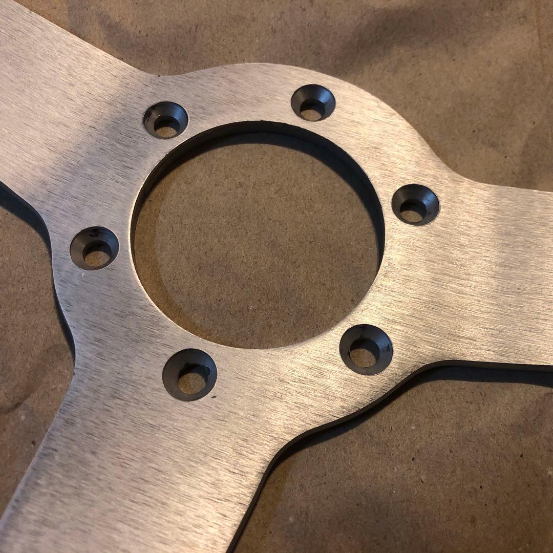 【値下げ】ABARTH スコーピオンφ350mmレザー ステアリング