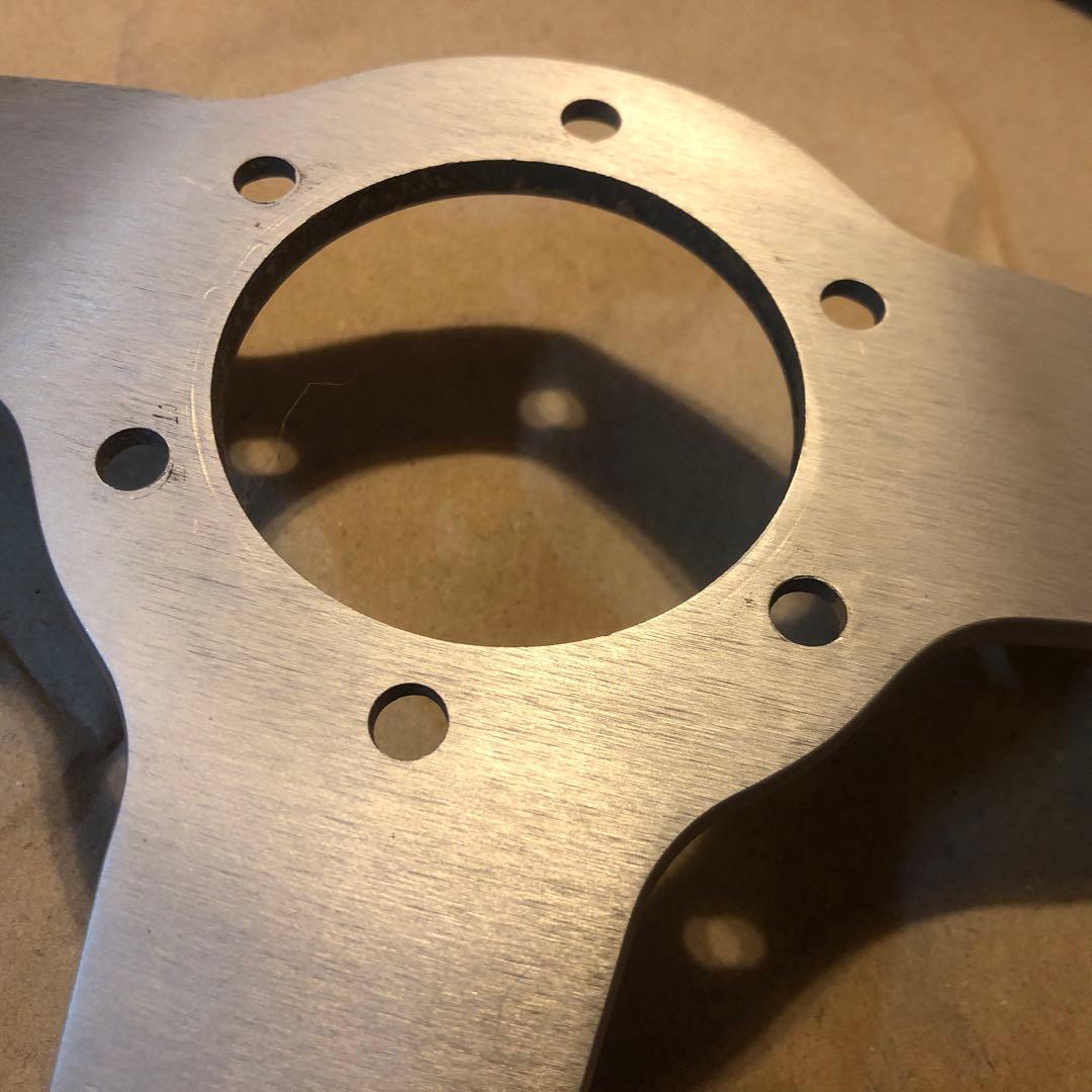 【値下げ】ABARTH スコーピオンφ350mmレザー ステアリング