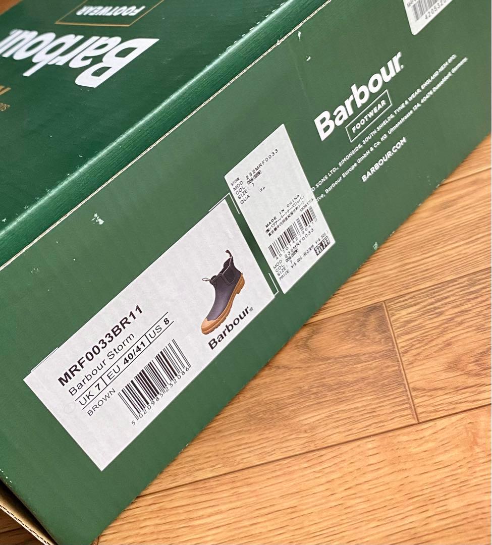 Barbour Storm Wellingtons サイドゴア レインブーツ
