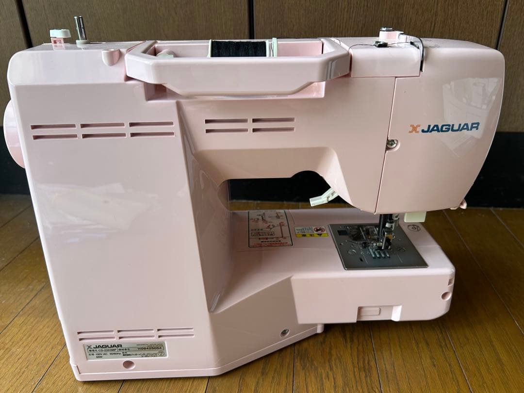 ジャガー　コンピューターミシン本体　CD-2203MP　フットコントローラー付属