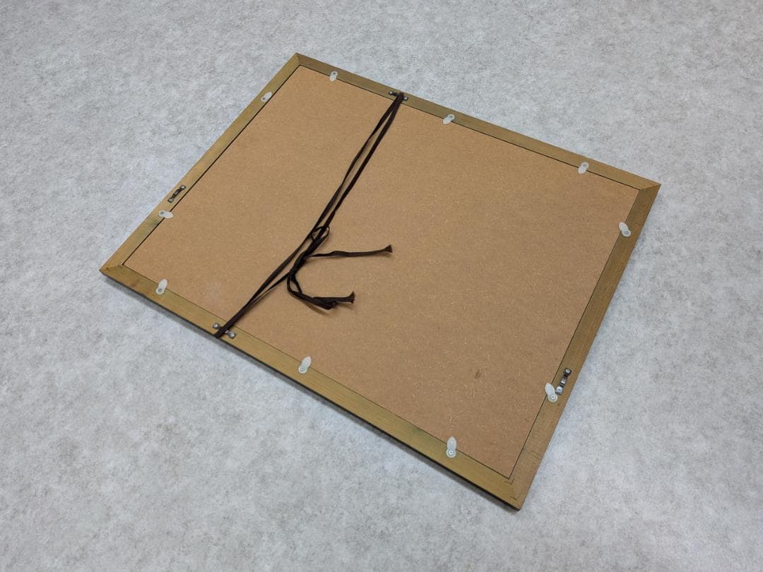 アンティーク WHITE HORSE ホワイトホース パブミラー 鏡 額入り