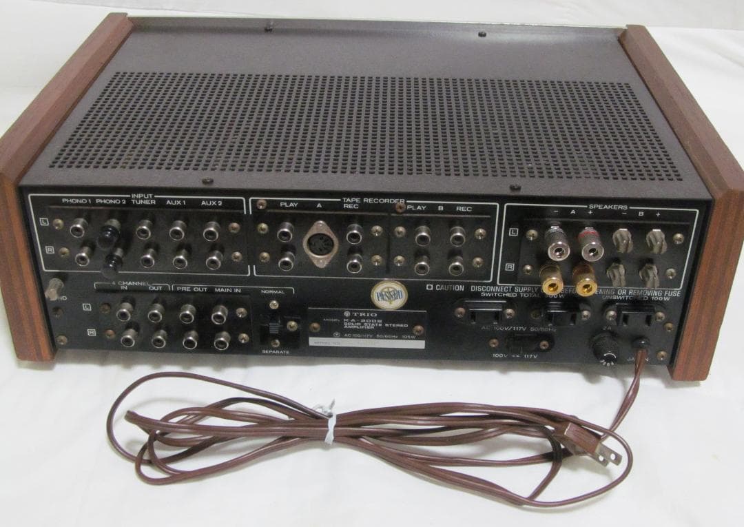 TRIO KA-3002 軽整備済 プリメインアンプ 名機 ビンテージ 昭和